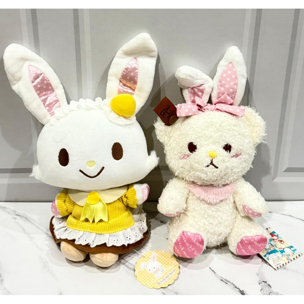 Boneka Plushie Wish Me Mell (Wmm) Dress Kuning & Bon Voyage x Wish Me Mell (Wmm) Sanrio