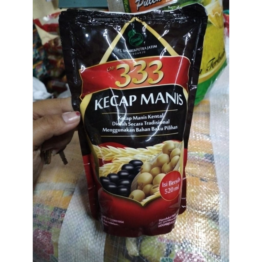 

kecap manis 333 ukuran 520 ml