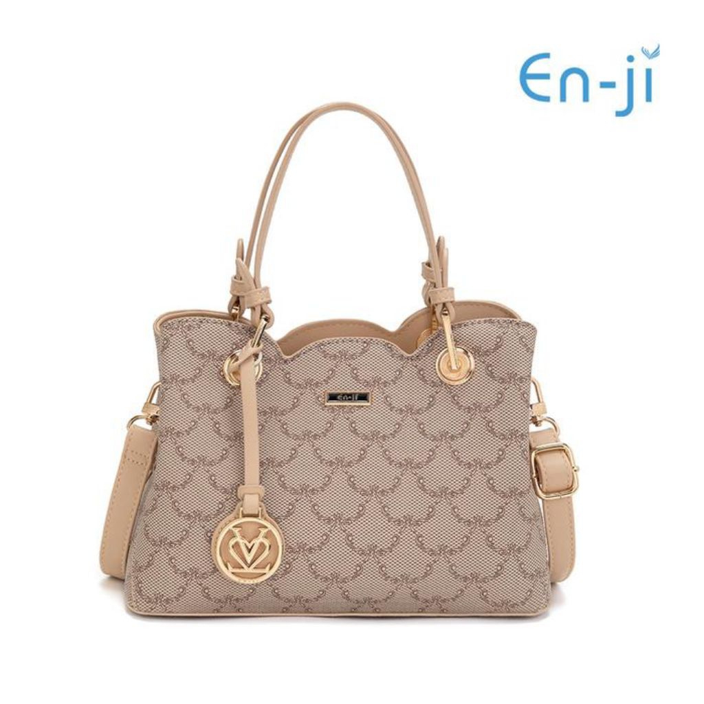 Enji En-ji Gida Handbag Tas Tangan Slingbag Shoulderbag Wanita Bahan PU Leather Muat Tablet 8 Inch