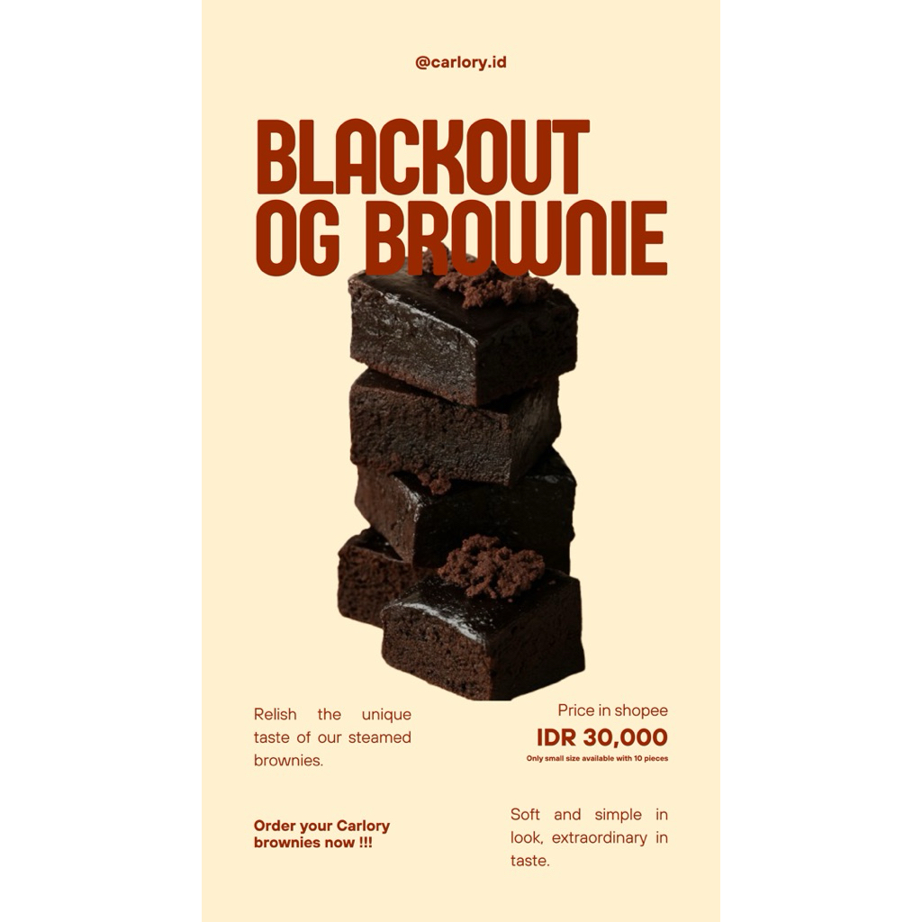 

Carlory - Blackout OG Steamed Brownies Bites