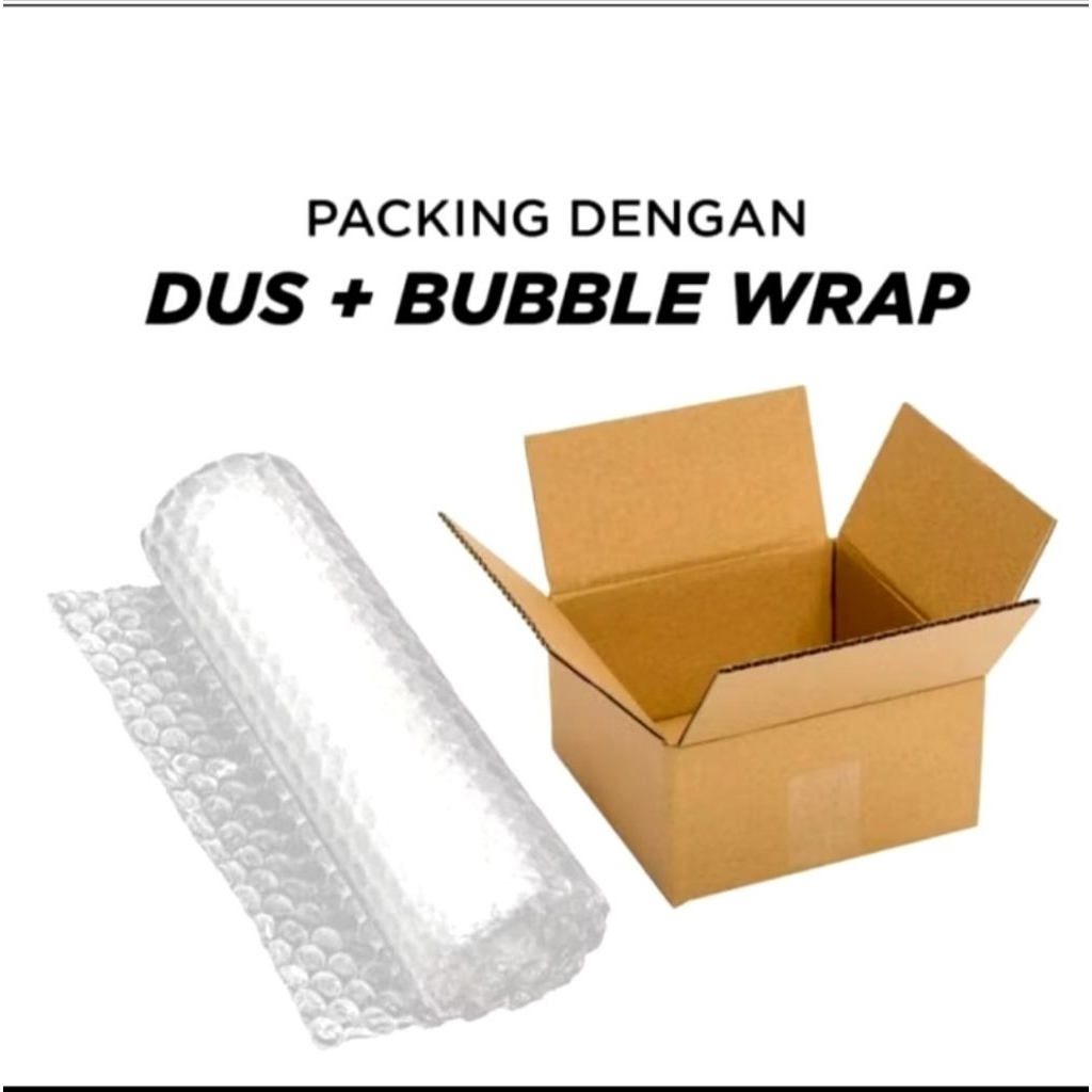 

Esktra Bubble Wrap dan Kardus tambahan