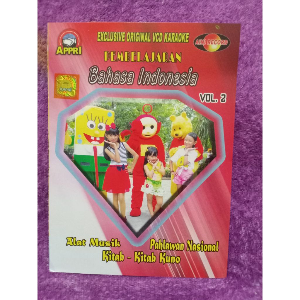 VCD ANAK PEMBELAJARAN BAHASA INDONESIA VOL 2