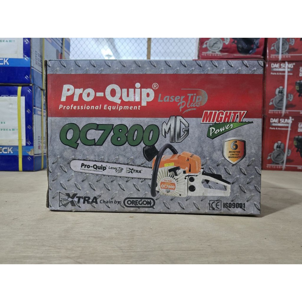 Chainsaw PROQUIP 7800 + Bar 25" + Rantai