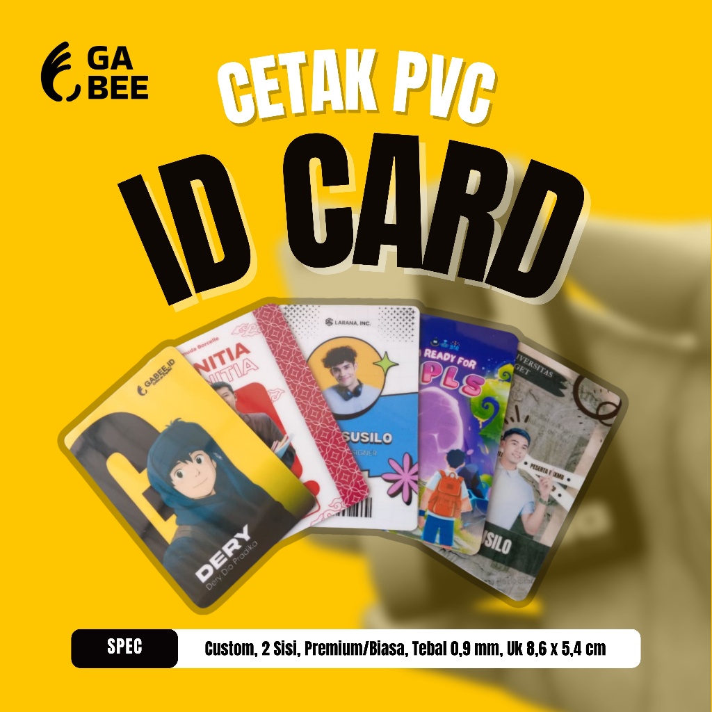 

ID CARD PVC - CETAK ID CARD PVC CUSTOM BISA SATUAN