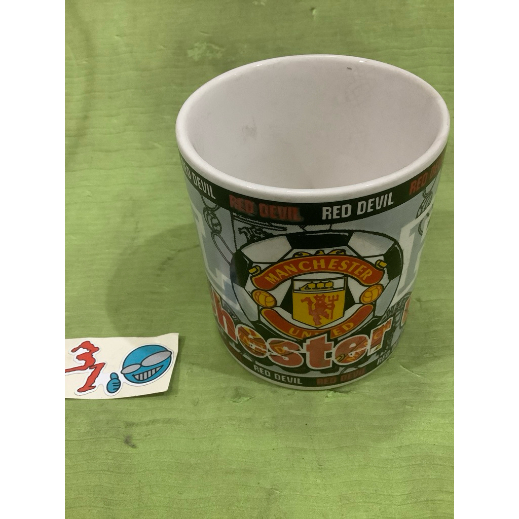 gelas mug cangkir red devil Manchester United