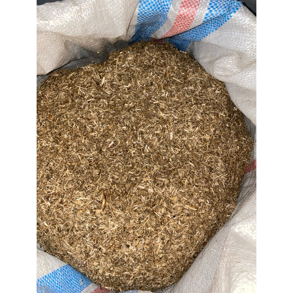 Kangkung kering kemasan 20kg untuk pakan hewan ternak