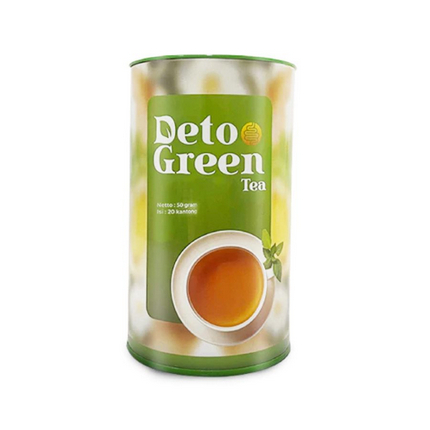 DetoGreen Detox Tea 20 Kantong Diet Sehat || DetoGreen Teh Detox Usus Kotor 20 Kantong