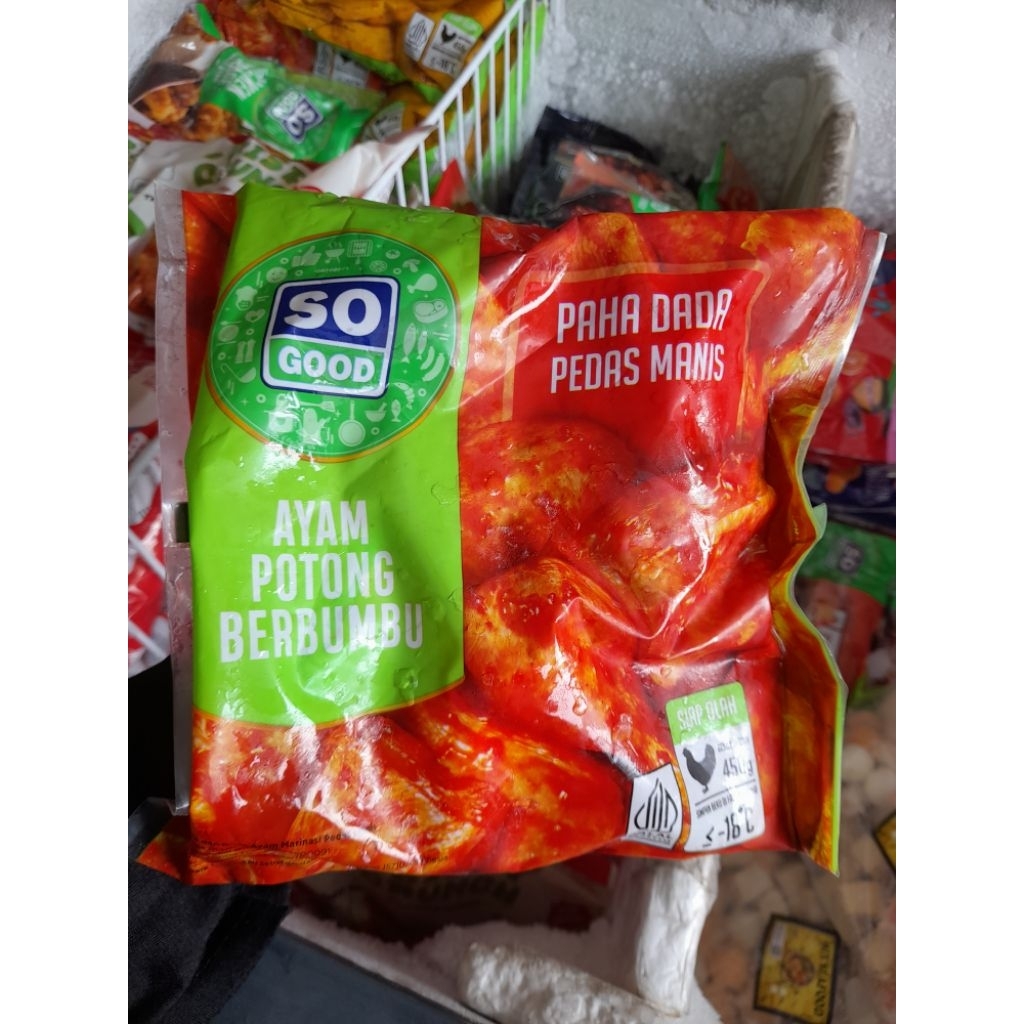 

So good paha dada bumbu pedas manis 450 gram