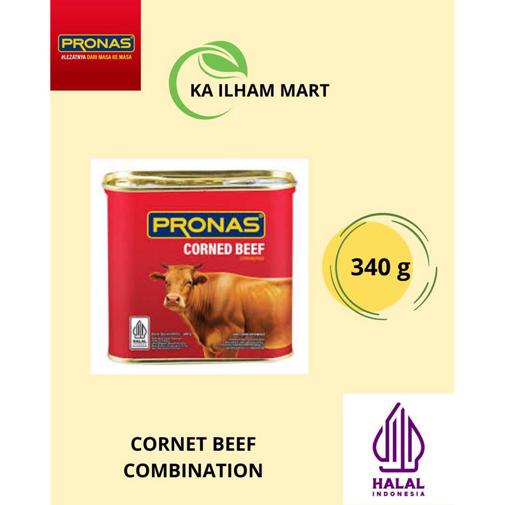 

Pronas Corned Beef (Kornet sapi) EXP 2027