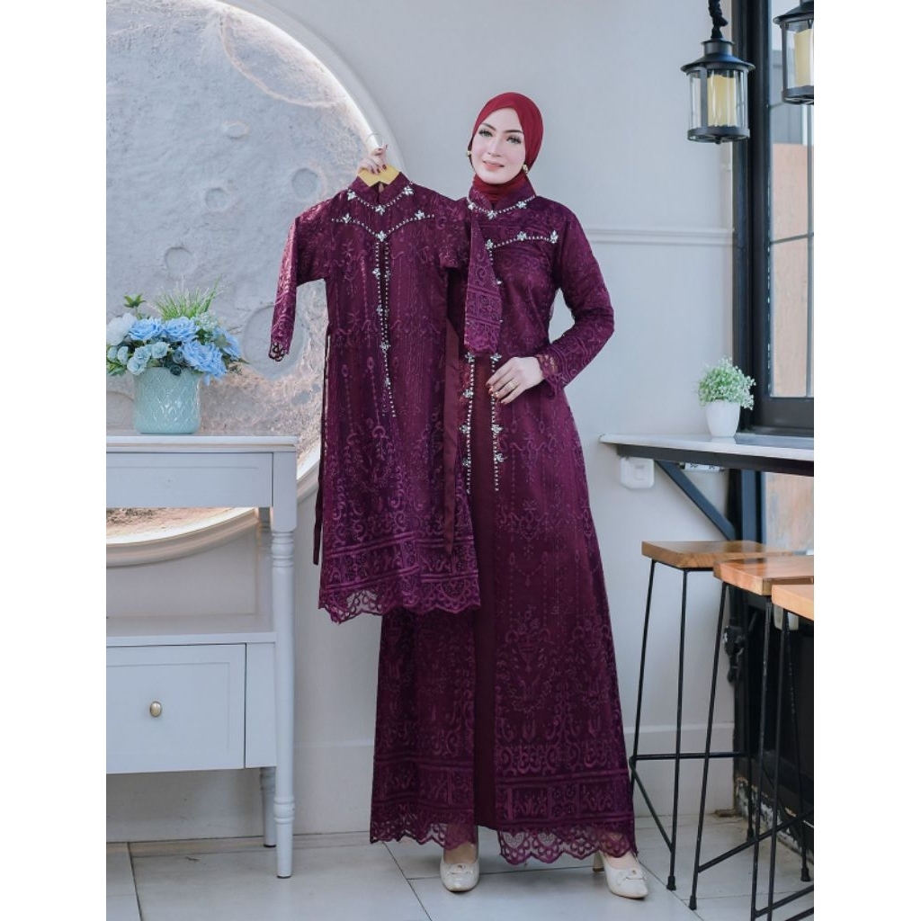 HS couple gamis ibu anak - gamis couple - gamis + hijab ibu