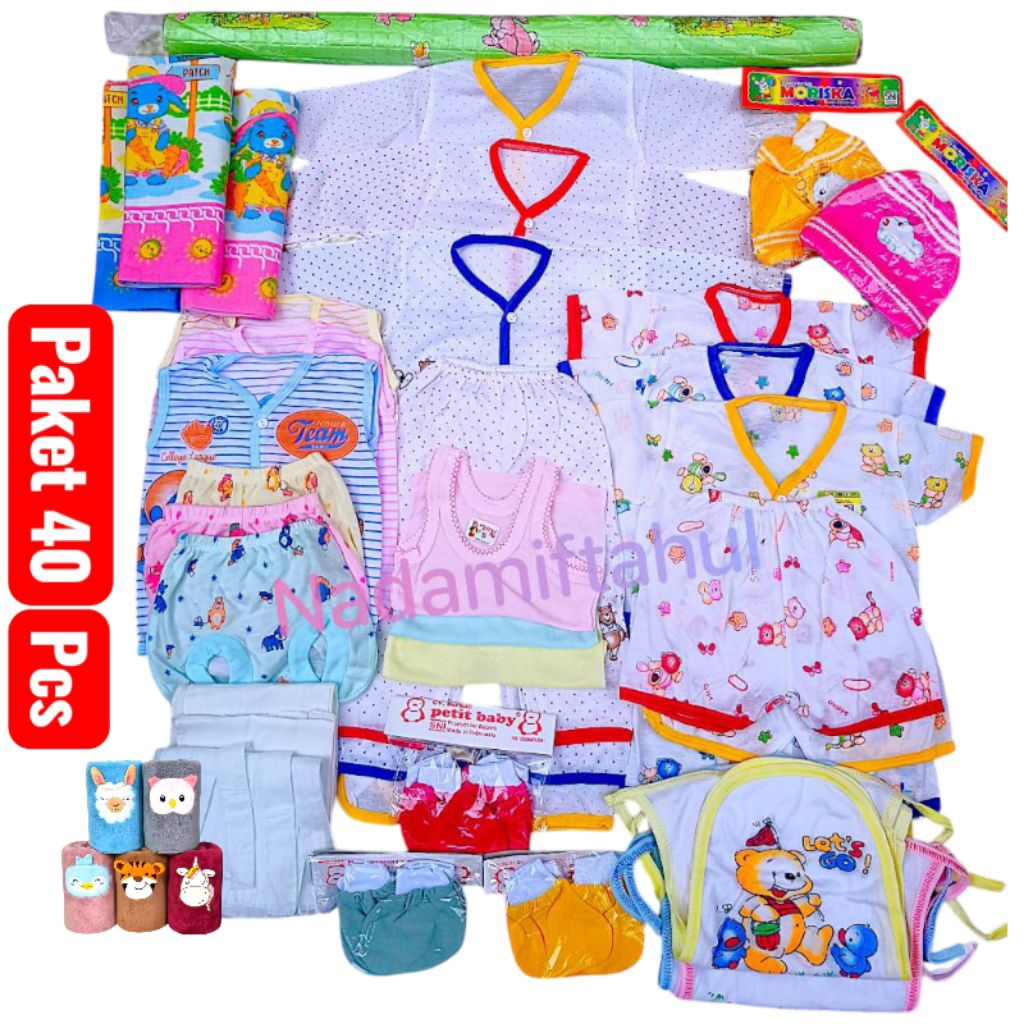 paket persiapan lahiran baju bayi baru lahir kado gift bayi baru lahir