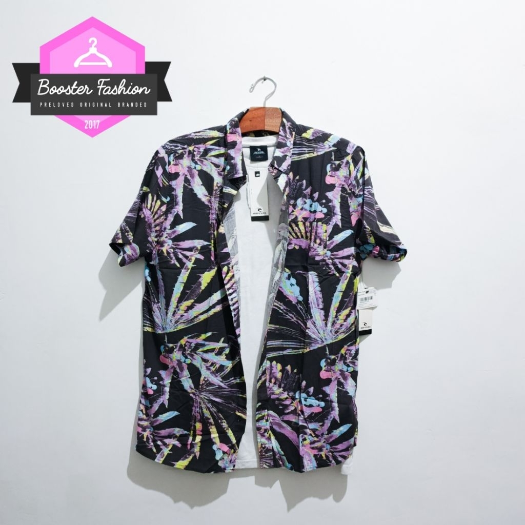 KEMEJA  RIPCURL GLITCH Original Baru/Kemeja Pantai