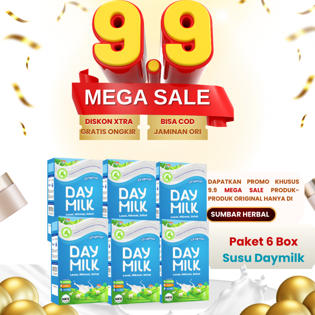 

DAYMILK 6 BOX RASA ORIGINAL Legakan Pernafasan Nyeri Sendi & Tulang