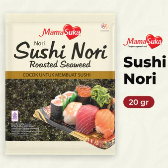 

Mamasuka Sushi Nori 20g (10 Lembar)