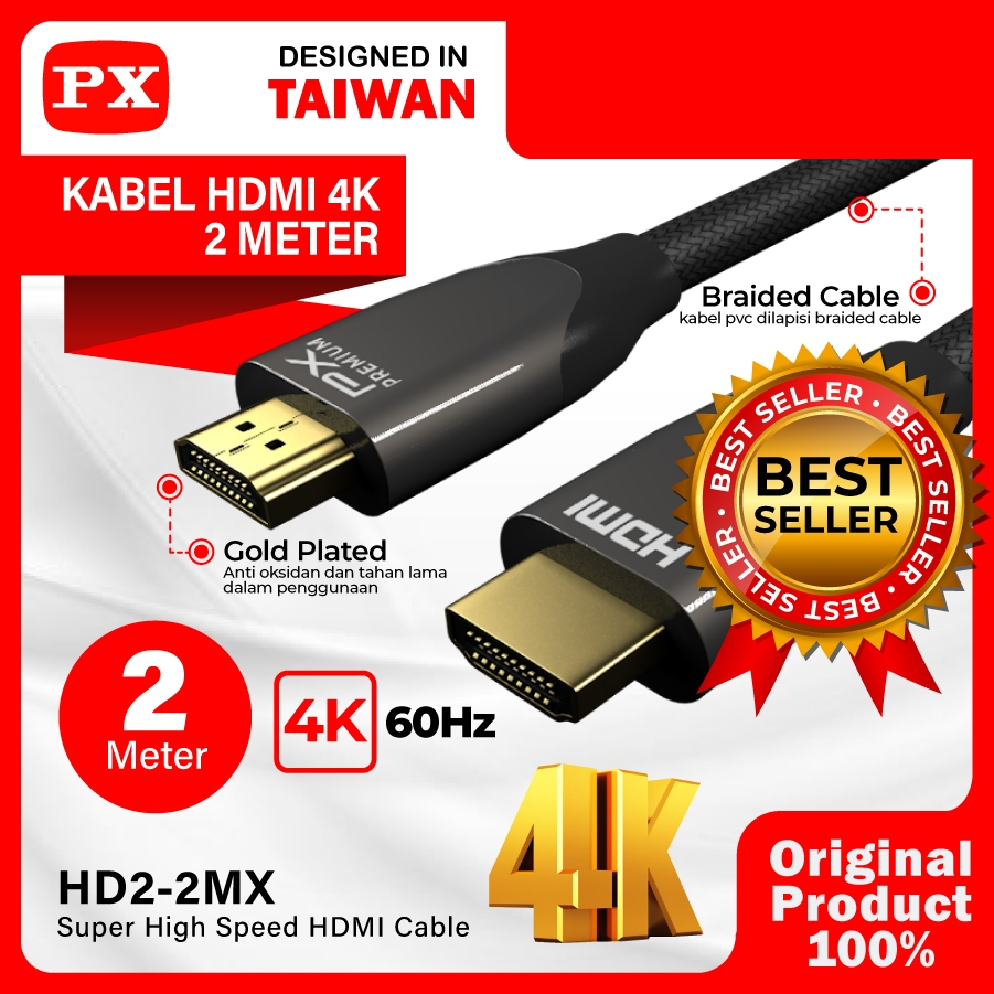 Kabel HDMI PX - HD2-2MX - HDMI Cable 2 Meter