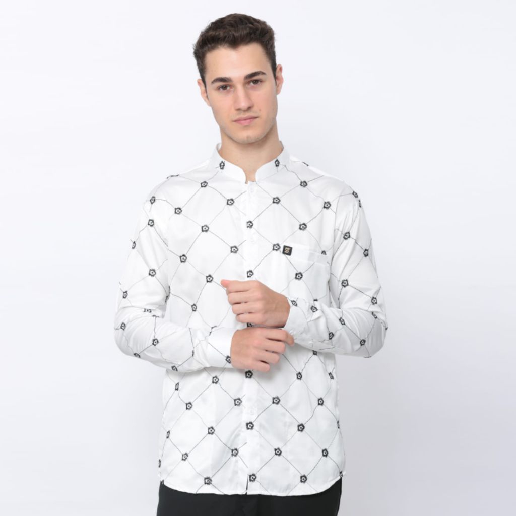 Kemko putih bordir hitam by. Zabeer