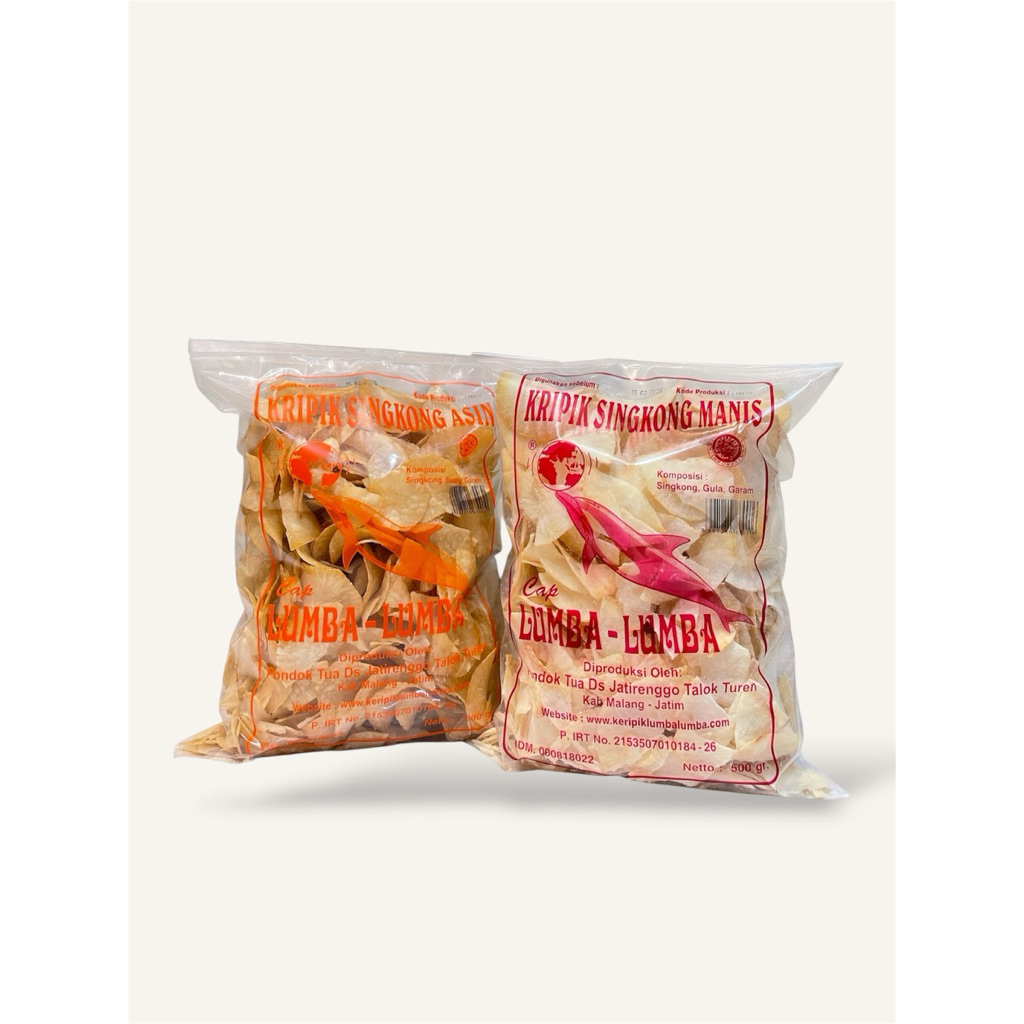 

keripik singkong asin ,manis besar 500gr cap lumba lumba langsung praktis mendapatkan 2 pcs produk