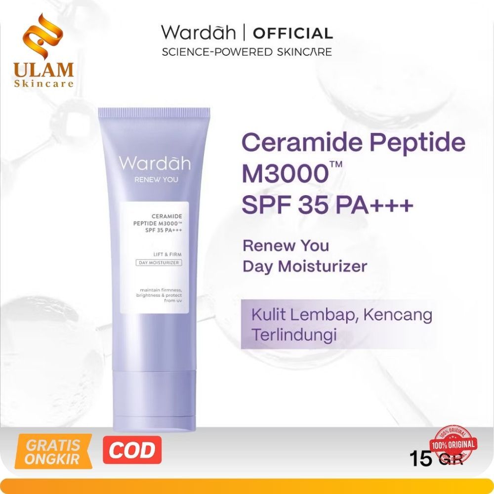 Wardah Renew You Anti Aging Day Cream / Night Cream 15 ml Sunscreen sunscren sun cream wajah pelemba