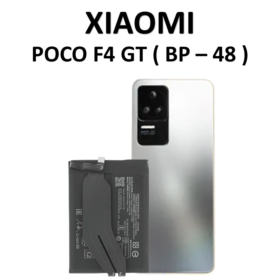 BATERAI XIAOMI BP48 POCO F4 GT BATRE BATRAI BATERAI ORIGINAL 100%