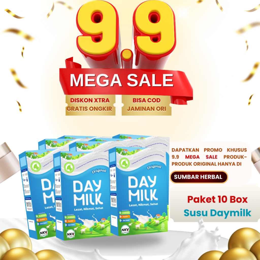 

DAYMILK 10 BOX RASA ORIGINAL Legakan Pernafasan Nyeri Sendi & Tulang
