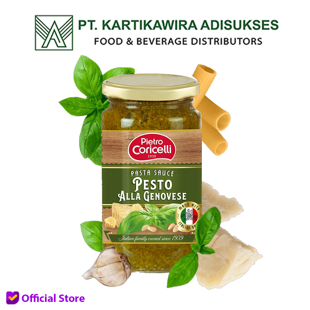 

Pietro Coricelli Pasta Sauce Pesto Alla Genovese (saus spagheti) 190 gram