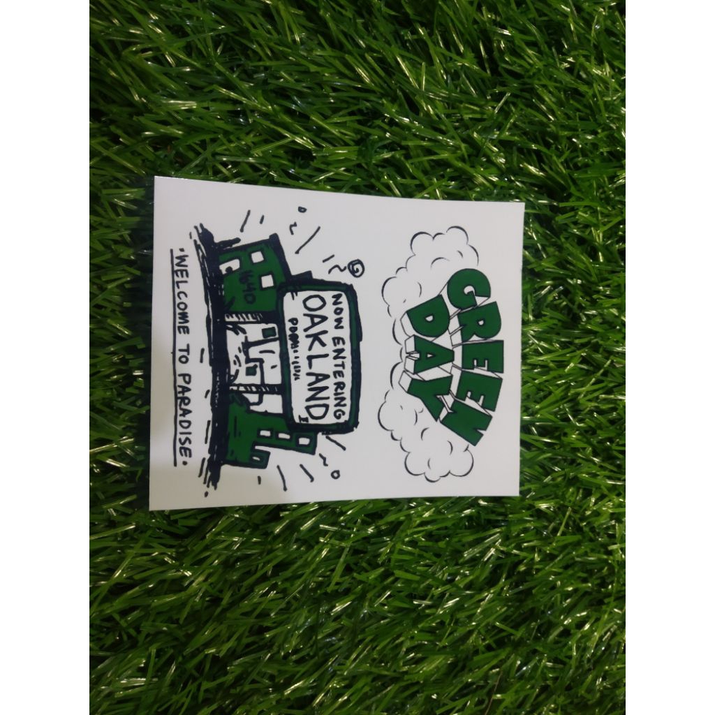 

stiker vinyl green day