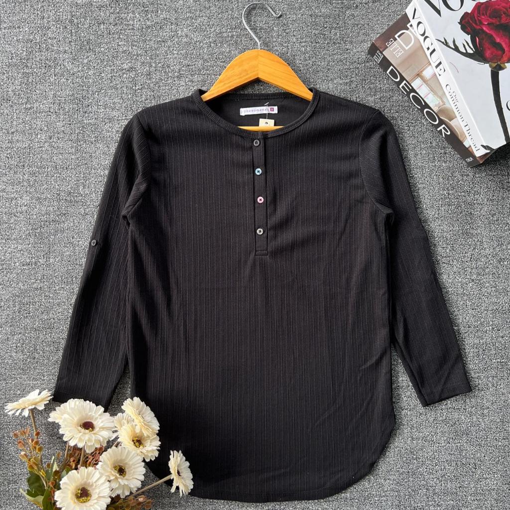 Kaos Phenomenal Kaos Atasan Wanita Kaos Lengan Panjang Size M-XXL