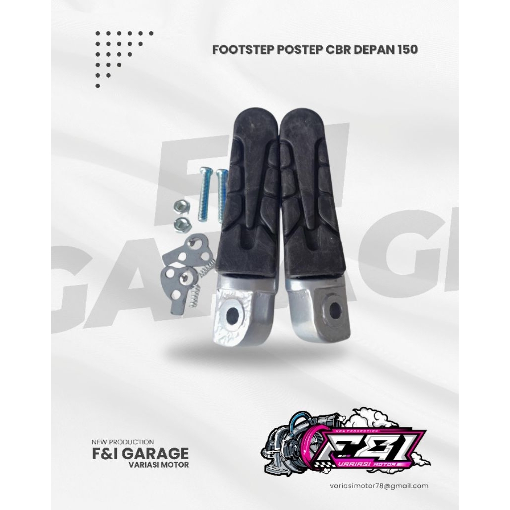 FOOTSTEP POSTEP CBR DEPAN 150, PIJAKAN KAKI CBR 150 KANAN DAN KIRI