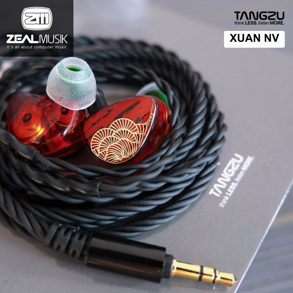 Tangzu x HBB Xuan Nv - 2 Dynamic Driver Earphone In Ear Monitor - Zeal Musik Jogja