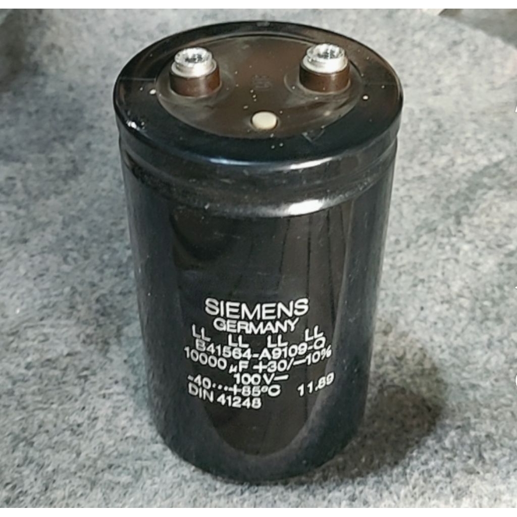 ELCO JUMBO SIEMENS 100V10.000UF ORIGINAL