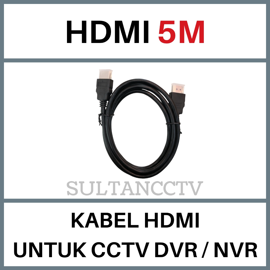 Kabel Hdmi To Hdmi 5M METER  Untuk Cctv DVR / NVR