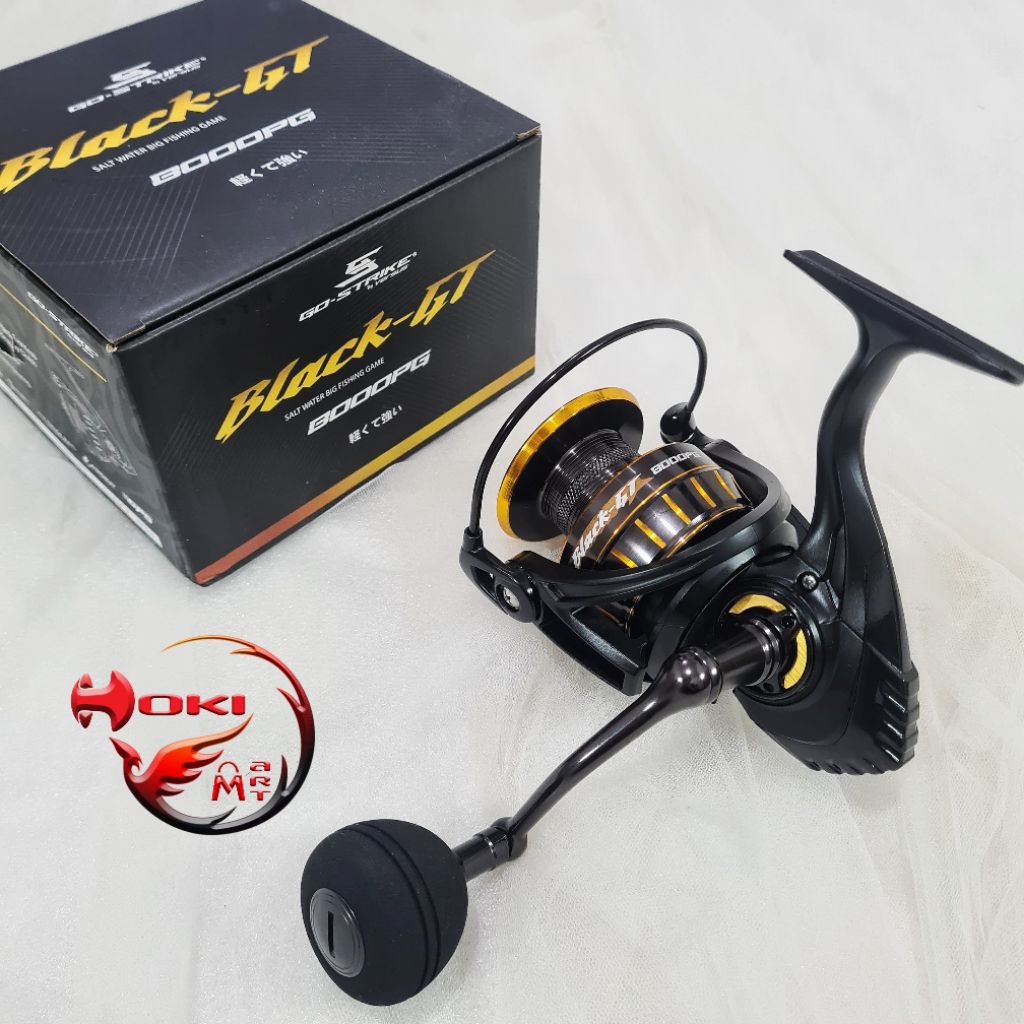Reel Go Strike Versus BLACK GT 8000 PG spinning power handle