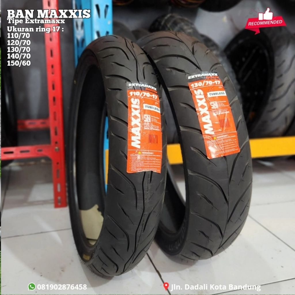 BAN LUAR MAXXIS EXTRAMAXX RING 17 110/70 120/70 130/70 140/70 150/60