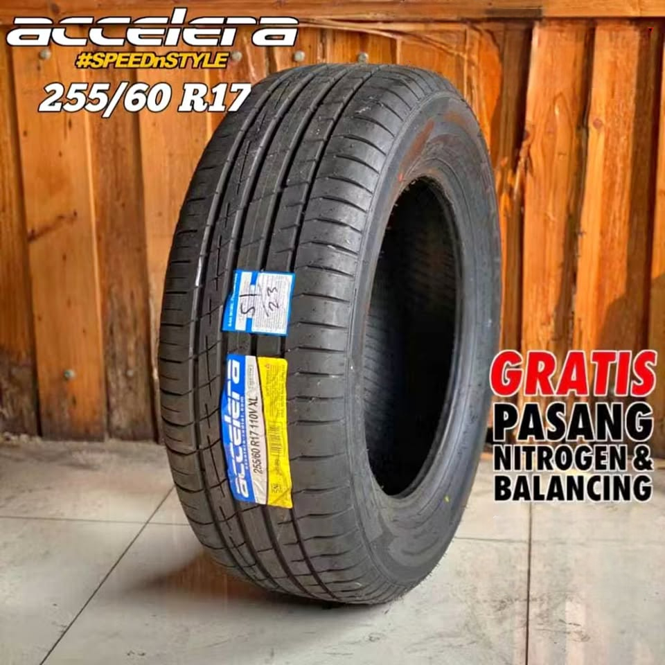 ban mobil tubeles 255/60 R17 accelera iota