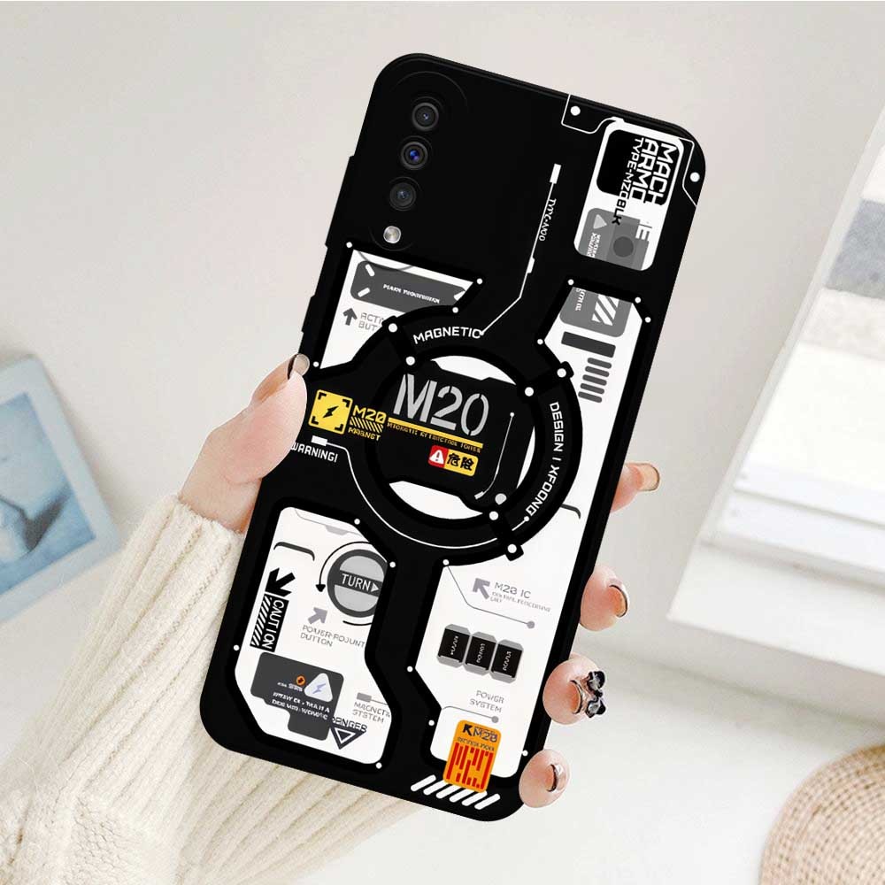 Softcase Case Silikon Samsung Galaxy A50/A50/A30s  - Case Pro Camera Fashion Mesin CPU Cyberpunk Ser