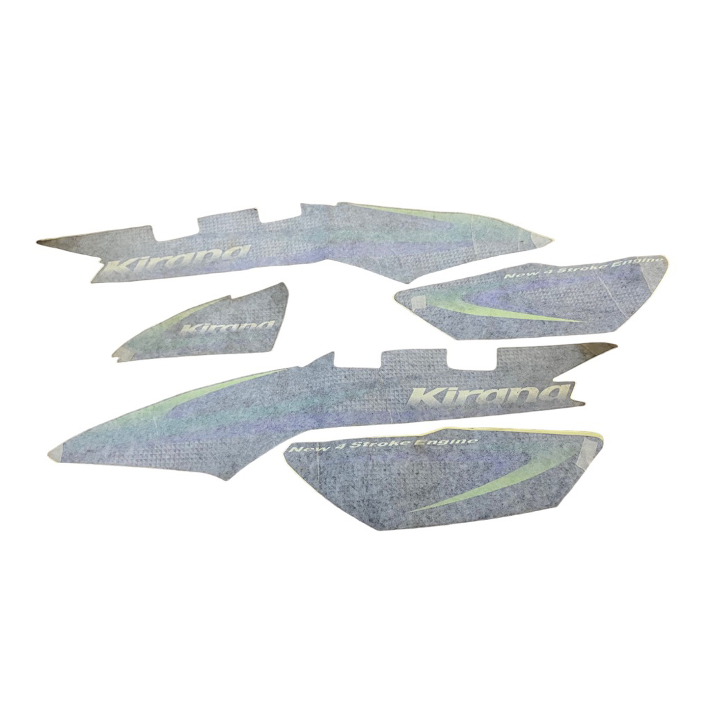 Striping stiker kirana 125 laminasi detail original