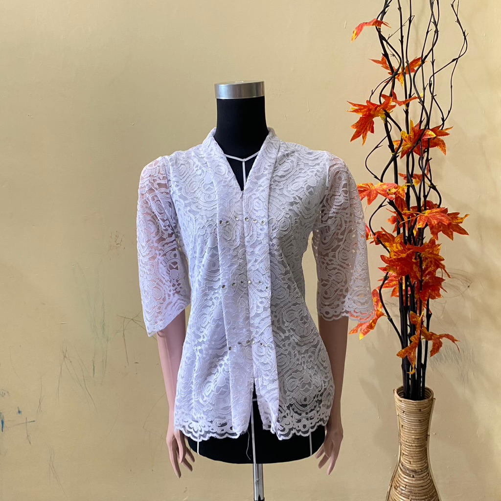 KY - Atasan Brokat Wanita Model Kartini / Kebaya Brokat kartini wanita / Blouse Kartini Wanita Terba
