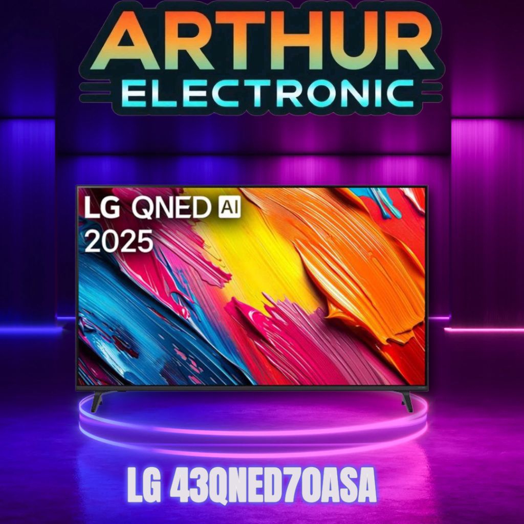 TV LG Smart TV QNED 43QNED70ASA Smart TV 4K LG 43 Inch Al QNED70 New 2025 Terbaru