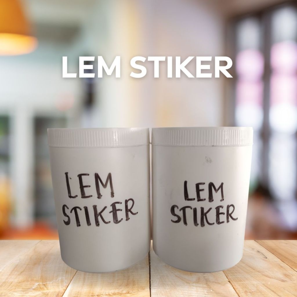 TOP LEM STIKER SABLON UKURAN 1KG
