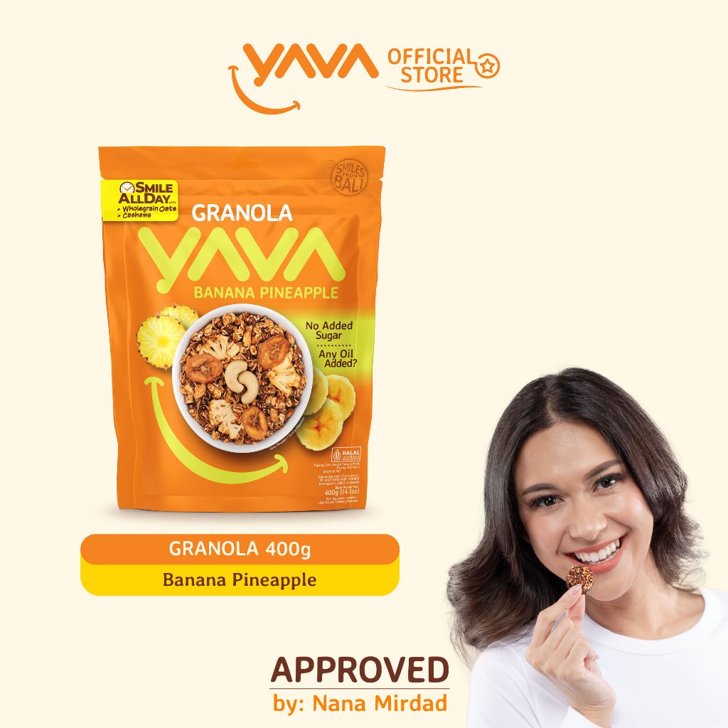 

YAVA Granola Banana Pineapple 400g