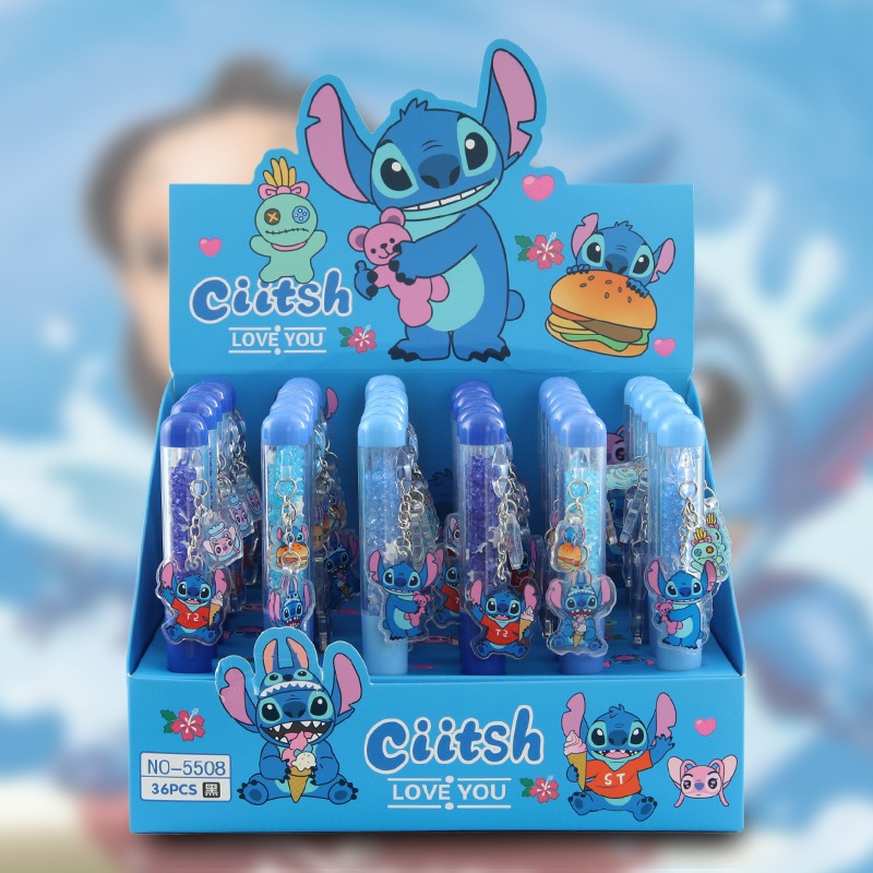 

{Lilo Stitch} Pen Gel Akrilik Lucu Imut Menarik Premium Karakter Lilo Stitch No. 5508 by Kakabicam