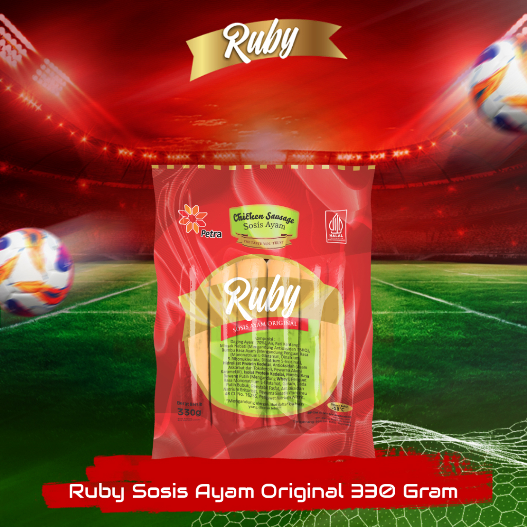 

Ruby Sosis Ayam Original 330 Gram