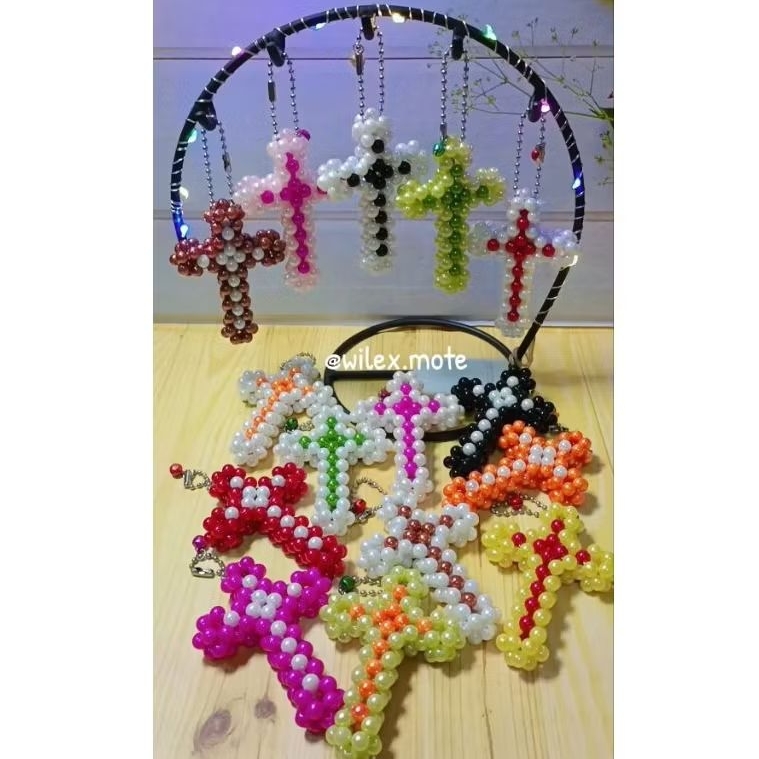 gantungan kunci salib/gantungan tas salib/gantungan tas