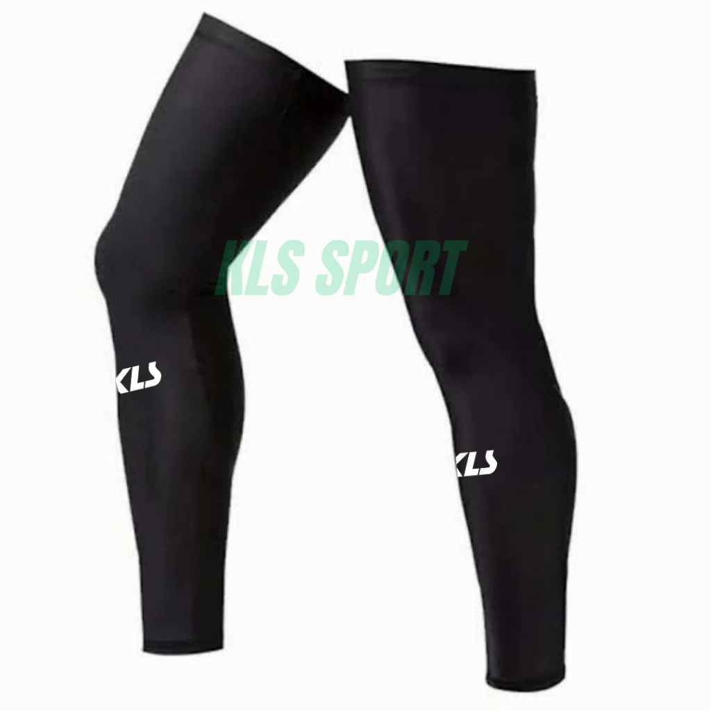 Manset Kaki Panjang Leg Sleeve Spandex Pelindung Kaki Pria Wanita Mangset Olahraga Deker Voli Futsal
