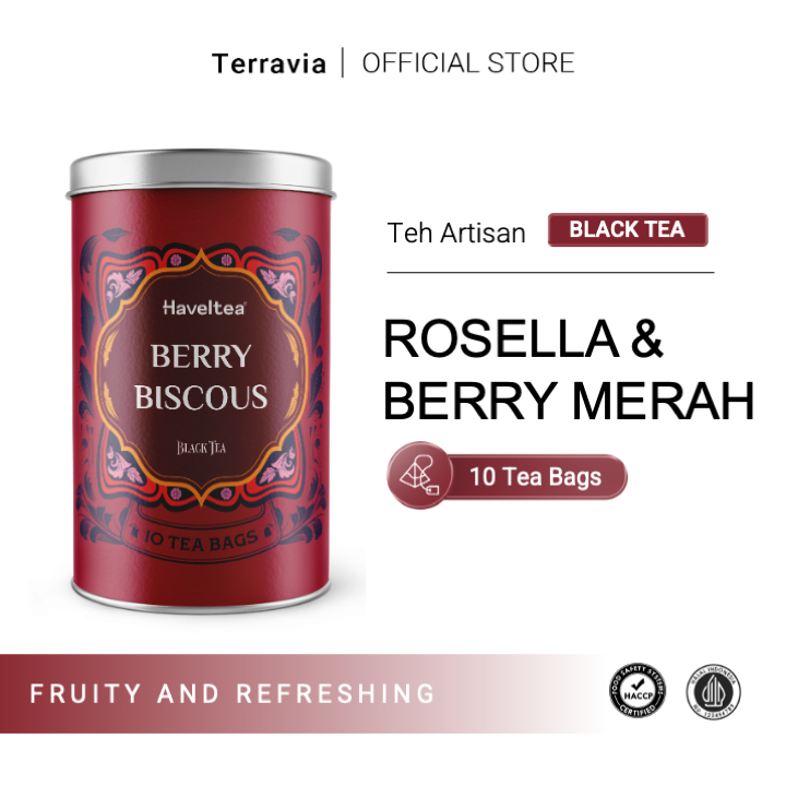 

Haveltea Berrybiscous Teh Berry Hibiscus Fruity Tea Blend Bunga Rosella