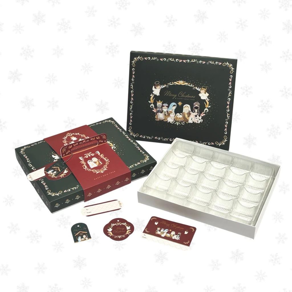 

10 Set Box Nastar Sekat Paloma Natal Christmas Box