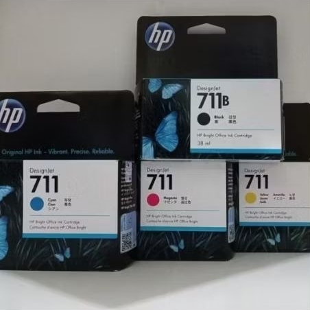 Tinta HP 711 Black & Color Designjet T120, HP Designjet T520