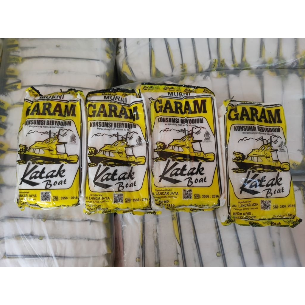 

PAKET HEMAT 4 PCS GARAM KATAK BOAT 200GR