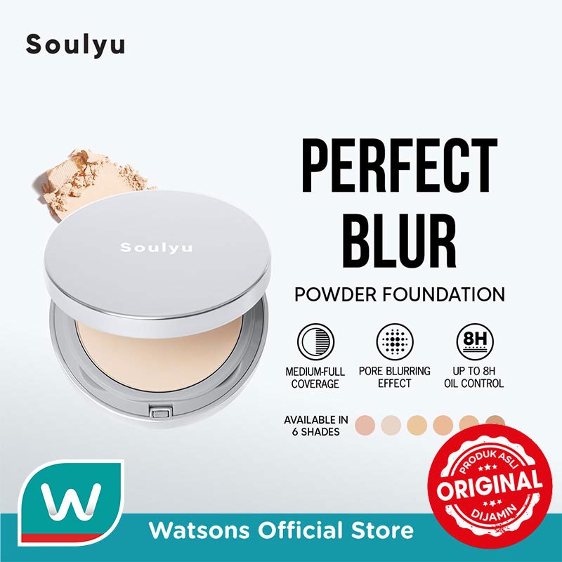 Soulyu Perfect Blur Powder Foundation 05 Almond 9g