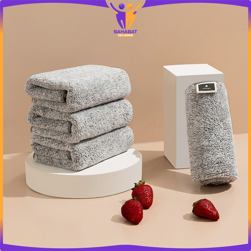 EC Kain Lap Piring Microfiber 30x30 Serap Air Anti Minyak / Kain Lap Dapur Praktis Serbaguna Sahabat